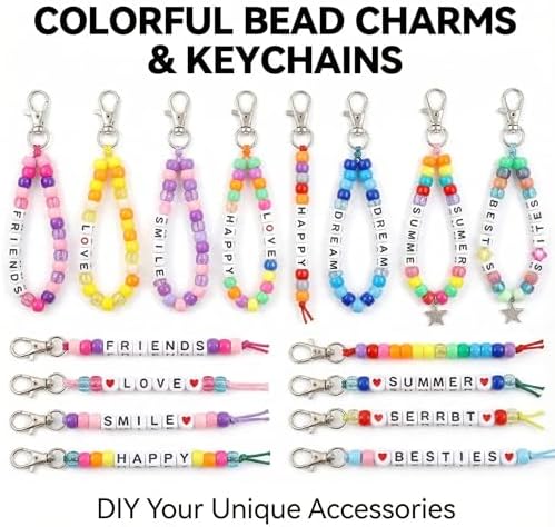veylo 5000+ pony beads & kandi kit for, front angle view