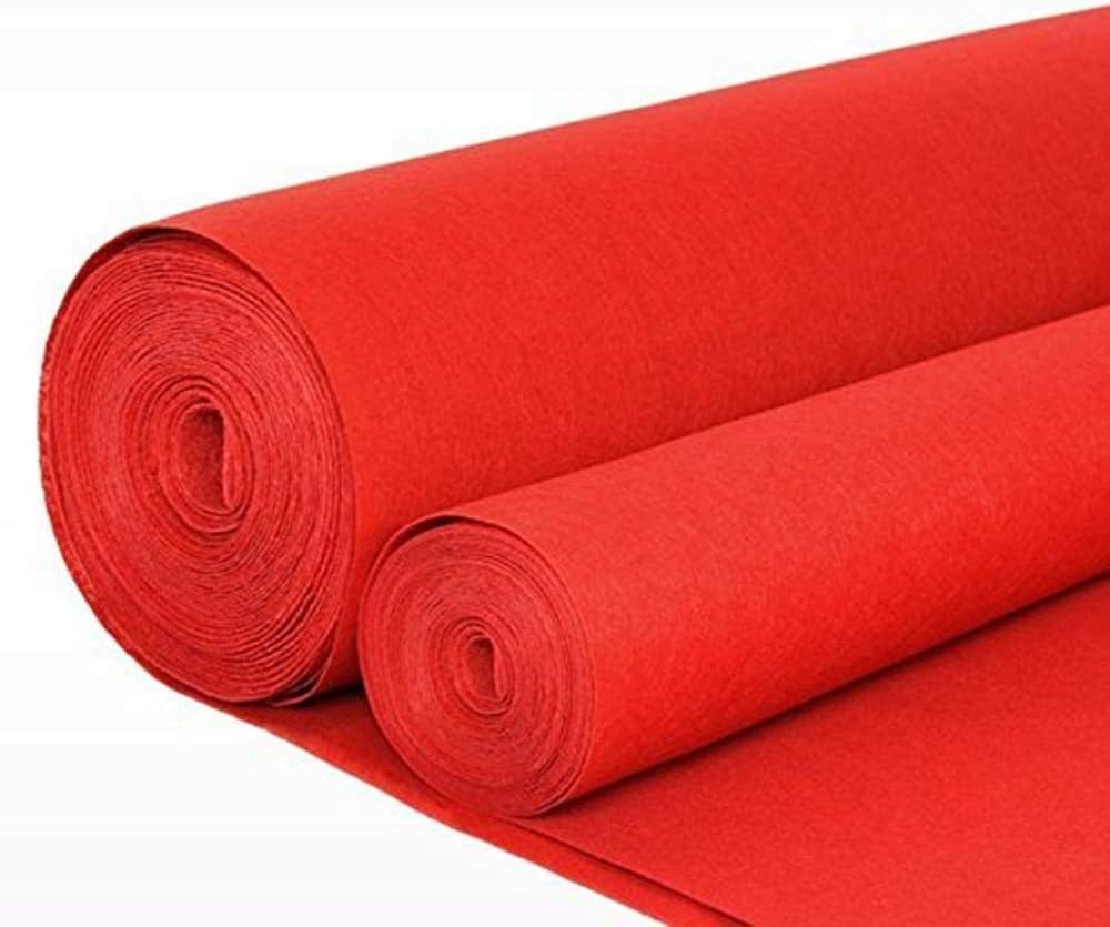 Aisle Runners Wedding Accessories 2mm Red Aisle Runner Carpet Rugs for Step a...