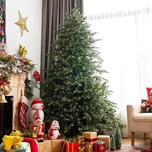 goplus 7ft artificial christmas tree, feel real unlit, package contents