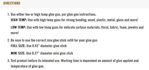 Gorilla Hot Glue Sticks, Clear Glue, Mini Size 4" Long x 0.27" Diameter, 75 Count (Pack of 1) - Safe for All Temperatures with Extended Working Time