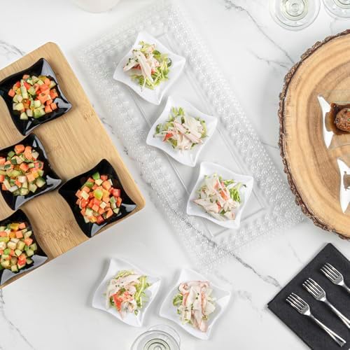 restaurantware 3 x 3 inch dessert plates 100, package contents