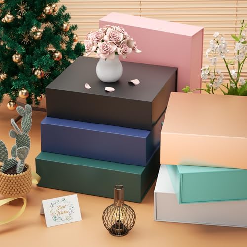 pshvym 5pack gift box 11.5x7.8x3 in, gold gift, package contents