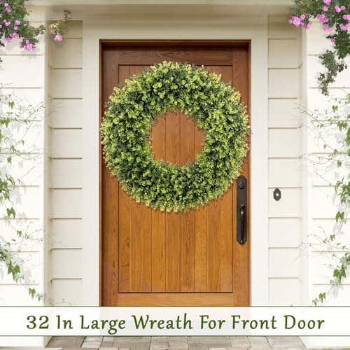 huziyahan 32 inch extra large boxwoods green spring shown in use