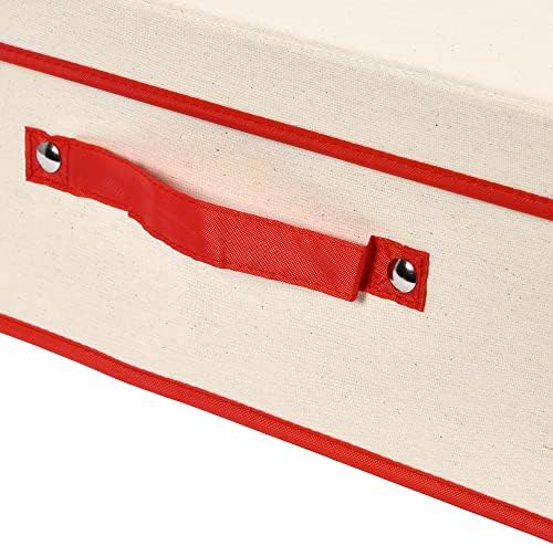 household essentials holiday gift wrap organizer with lid, view 10