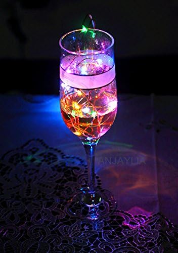ANJAYLIA Fairy Lights, Multicolor 16.5Ft/5M 50leds Bright String Light Party Home Valentine's Day Festival Decorations Battery Operated Lights(RGB)