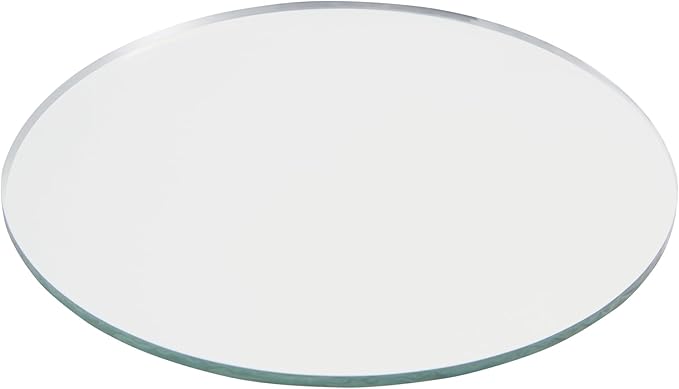 Juvale Glass Mirror Tiles for Crafts - 3 in, Round, Transparent, 50-Pack - Craft Mirrors for DIY & Home Decor