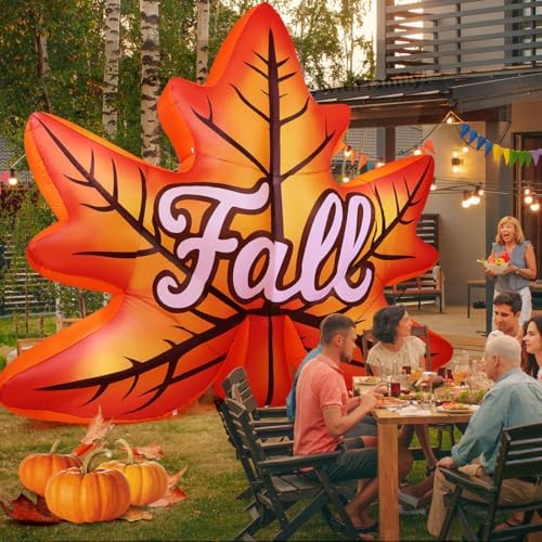 goosh 8.6 ft thanksgiving inflatables decorations outdoor blow, close-up detail