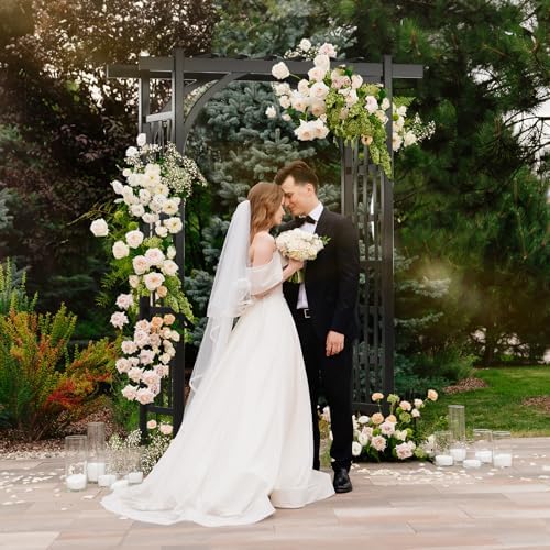 vingli garden arbor, pvc wedding arch for ceremony on a desk or shelf