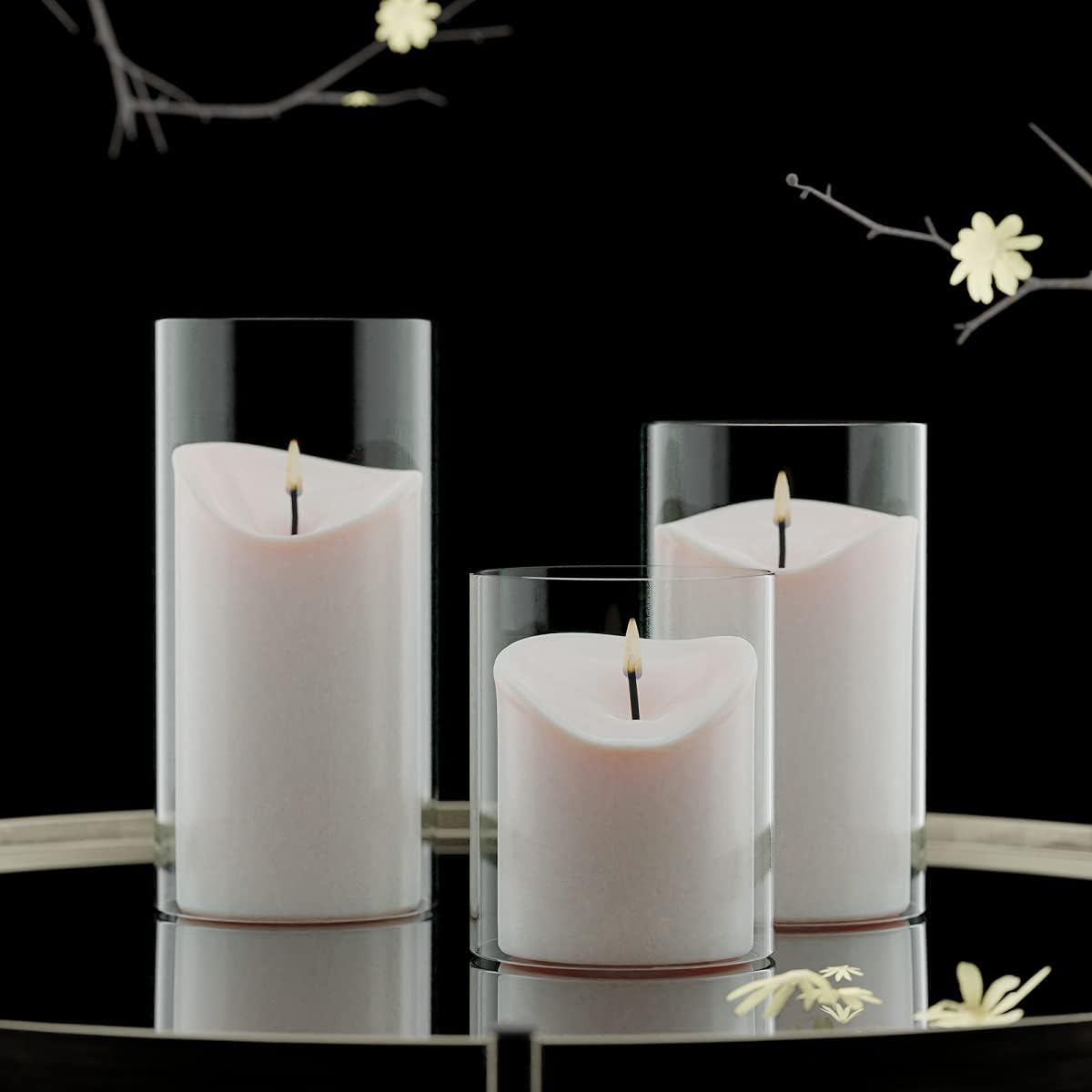 Hurricane Candle Holder - Open Ended, Bottomless Cylindrical Glass Lamp Shade, 3.5" x 6"