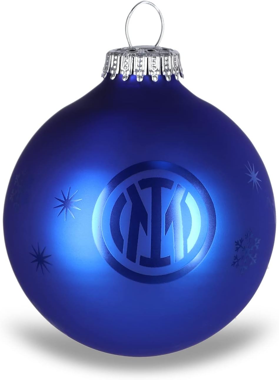 Inter - Premium Christmas Bauble - Ideal Christmas Decoration - Ideal Gift for All Fans Inter