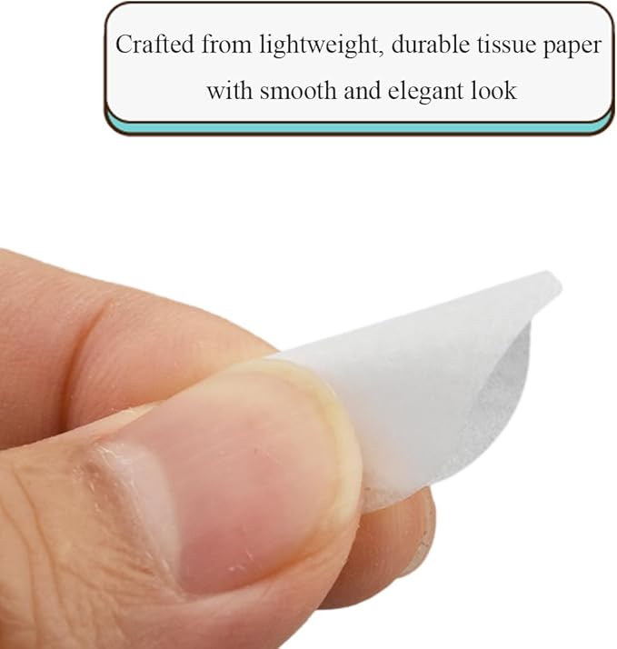 HAHIYO 0.78Inch White Heart Tissue Paper Confetti Table Decoration Confetti Dot Pastel Bulk Table Scatter Confetti Paper for Packaging Wedding Bachelorette Shower Birthday Party, 6000PCs