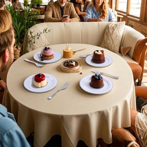 wellife 240pcs silver plastic dessert plates - includes, package contents