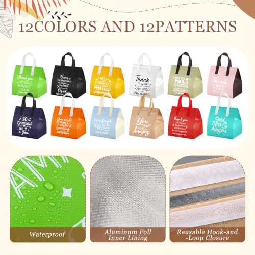 didaey 72 pcs employee appreciation gift bags bulk, side view