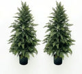 artificial cypress cedar tree 3ft 2 pack, uv, main product view