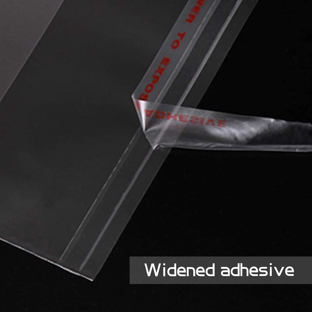 5x7 Inch 240Pcs Self Sealing Clear Cellophane Bags, Adhesive Cookie Treat Bag for DIY, Small Products, Food, and Gift Packaging