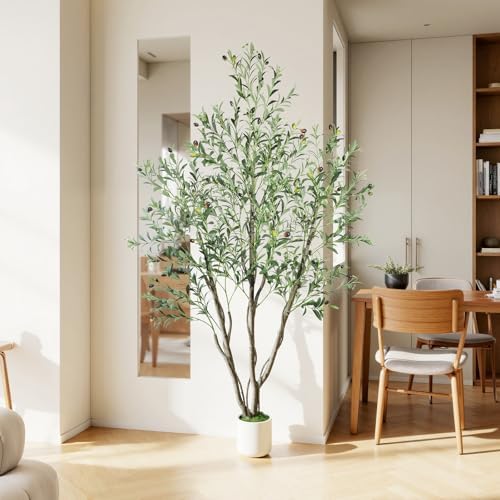 caxchiling large artificial olive tree 6ft, indoor outdoor on a desk or shelf
