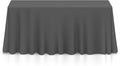 Lann's Linens - 10 Premium 90" x 132" Tablecloths for Wedding/Banquet/Restaurant - Rectangular Polyester Fabric Table Cloth - Dark Gray