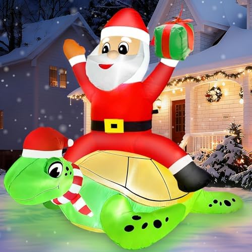 amenon 5 ft by 4 ft christmas inflatables, main product view