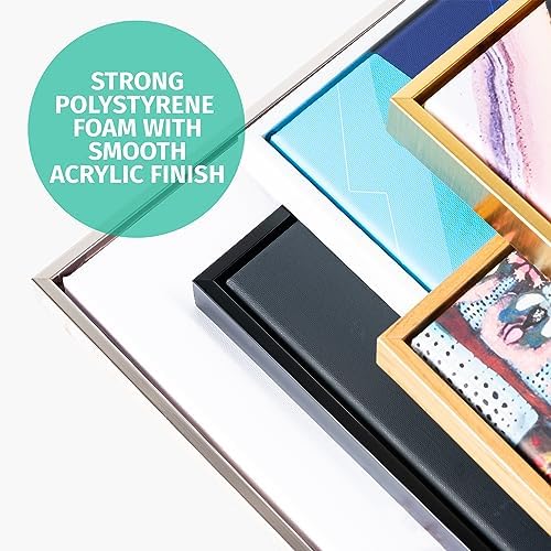 pixy canvas floater frame 16x20 for 3/4 (0.75), side view