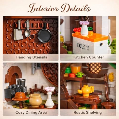 bag end dwarf hole building blocks set (1088, side view