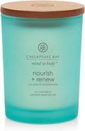 Chesapeake Bay Candle Mind & Body Medium Jar Candle Nourish + Renew (Coconut & Sandalwood)