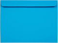 JAM PAPER 9 x 12 Booklet Colored Envelopes - Blue - Bulk 1000/Carton