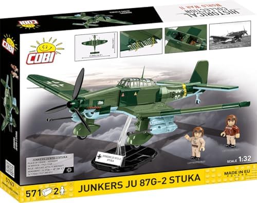 cobi historical collection wwii junkers ju 87 g-2, close-up detail