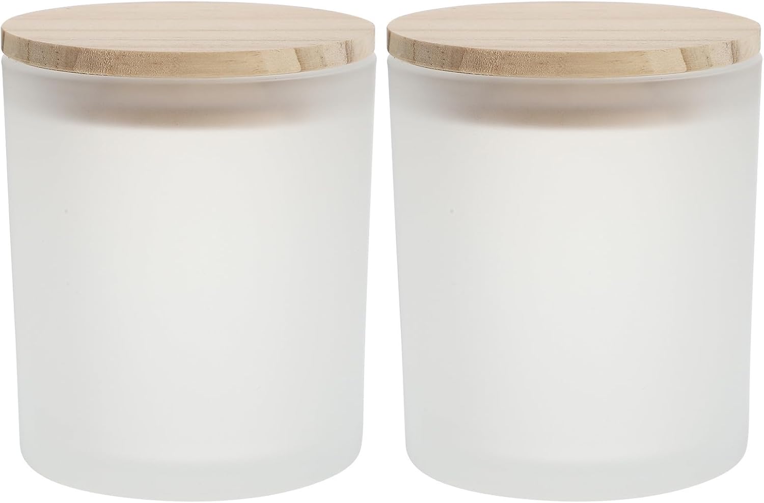 2pcs Creative Glass Candle Cups with Pine Covers Empty Candle Holders for Wedding and Banquet Decor Portable and Easy to Carry for Aromatherapy and Home