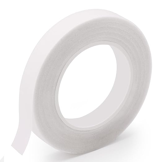 Floral Tape, 1/2inch Flower Tape, White Flower Tape for Bouquet Stem Wrap Floral Arranging Craft Projects Corsages, Wedding Bouquet