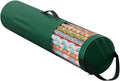 Wrapping Paper Storage Bag | Wrapping Paper Organizer Under Bed for Storing Multiple Rolls of Gift Wrap, 42” Length Container Constructed of Durable 600D Oxford Material (Green)