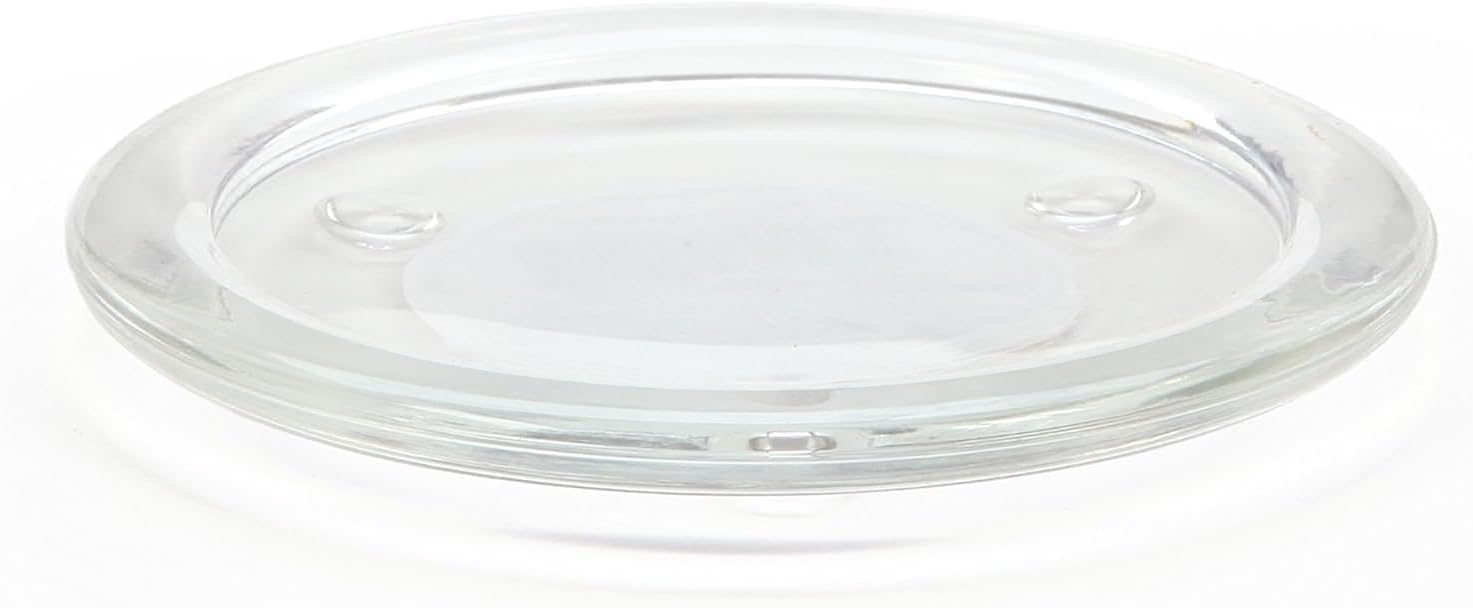 Hosley's Set of 24 Clear Glass Pillar Plates - 4 Inch Diameter. Ideal Gift for Weddings, Parties, Spa, Pillar Candle, Votive Candle Garden. Or as a Pedestal W1