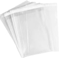 Delatanus 150 Pcs 5-1/2'' x 7-1/2'' Clear Cellophane Cello Bags,Thick Greeting Card Plastic Sleeves-Fit 5 X 7 Inch Cards Photos A6 A7 Envelopes Candy Treats 1.5-Mil