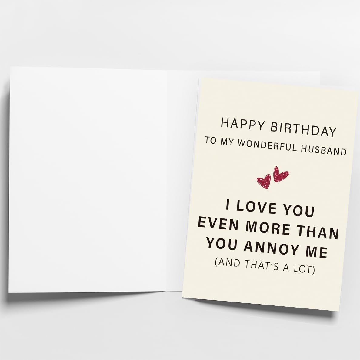 WowBefun Husband Birthday Card | Happy Birthday Gifts & Decorations for Men, Husband, and Him