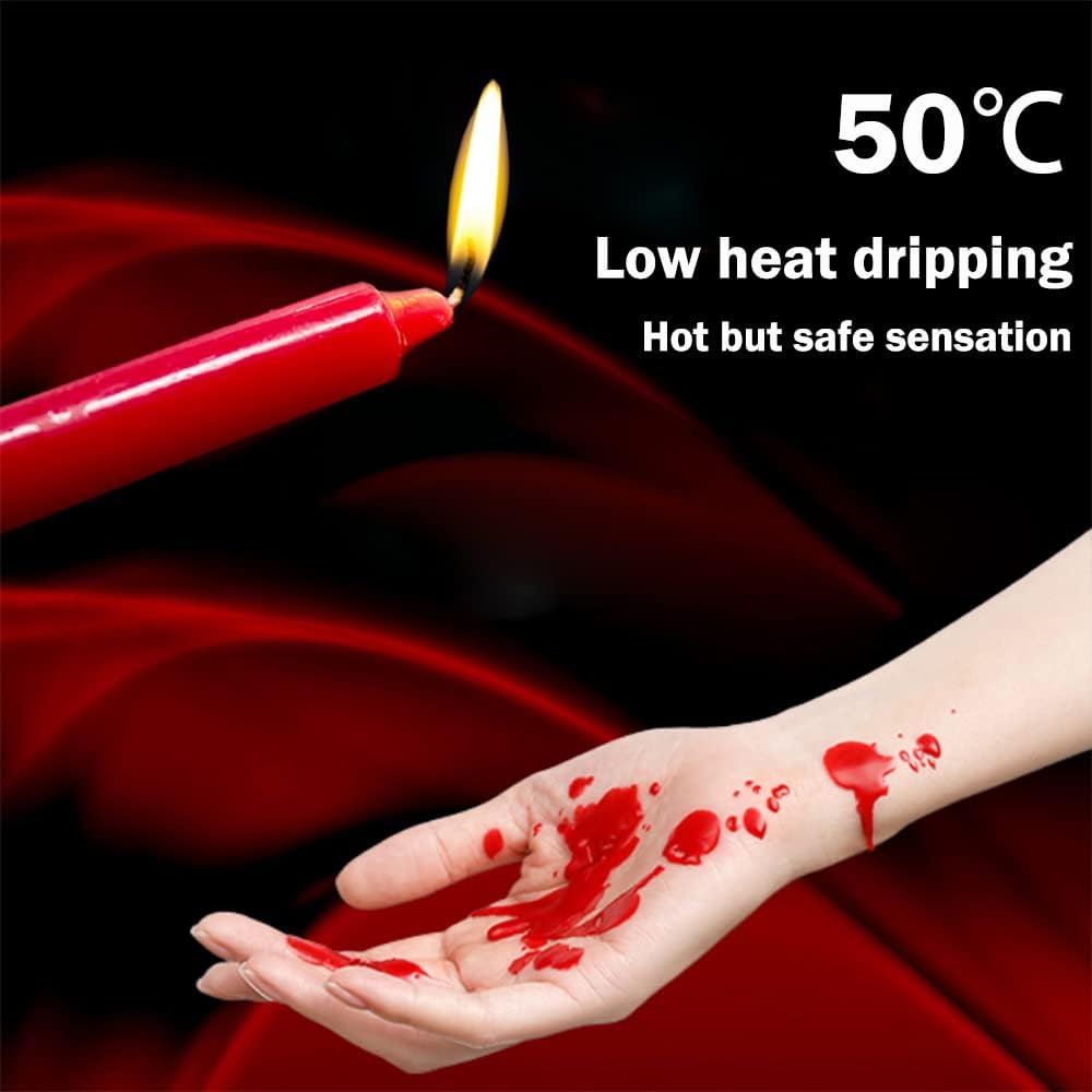 Low Temperature Candles,Romantic Wax Play Candles Low Heat for Lovers Couples