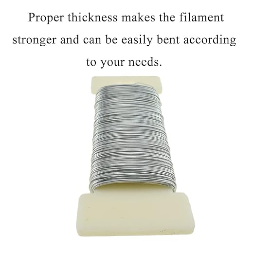 HAHIYO 26Gauge Silver 3 Rolls Total 115 Yards(345 Feet) Metal Floral Wire Flexible Paddle Wire for Crafts Christmas Wreaths Tree Flower Arrangement Bouquet Wrapping Wedding DIY