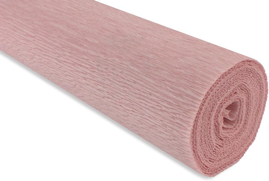 FloristryWarehouse Crepe Paper roll 180g (20 Inches Wide x 8ft Long) Antique Rose (Shade 17A3)
