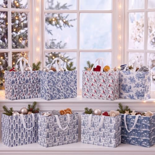 chinese extra large christmas gift bags bulk, close-up detail