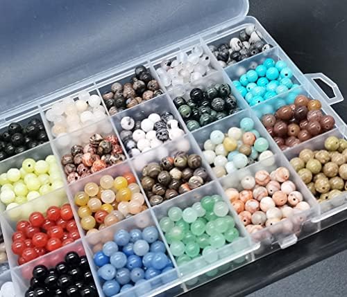 6mm natural round stone beads real gemstone beading, package contents