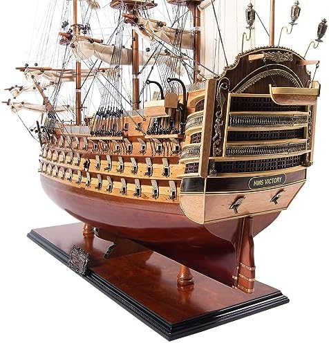 old modern handicrafts exclusive edition hms victory collectible, front angle view