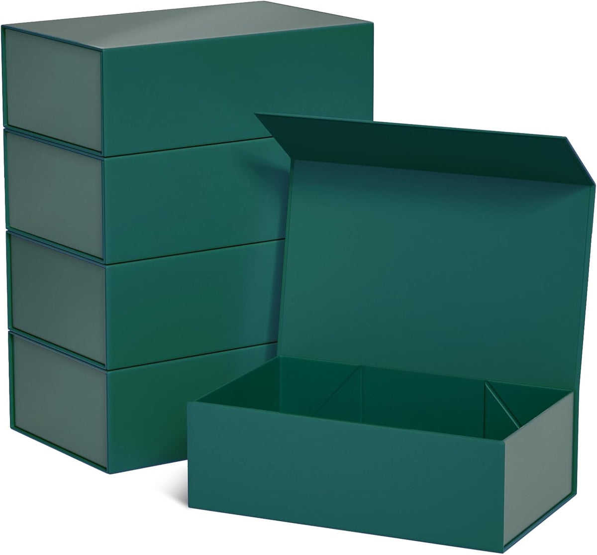 green gift boxes 10" x 6" x 3", main product view