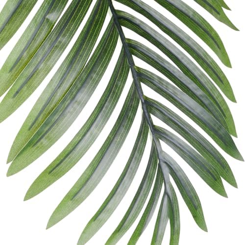 5ft artificial palm tree indoor plant，triple faux tropical, front angle view
