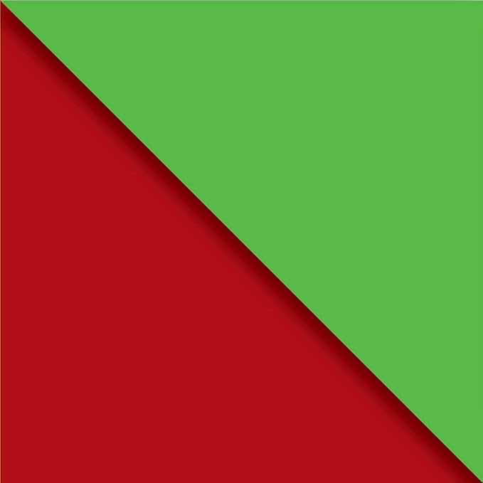 Jillson Roberts 6 Roll-Count Solid Color Wrapping Paper, Double-Sided Kraft Red and Gold/Gold and Silver/Red and Green