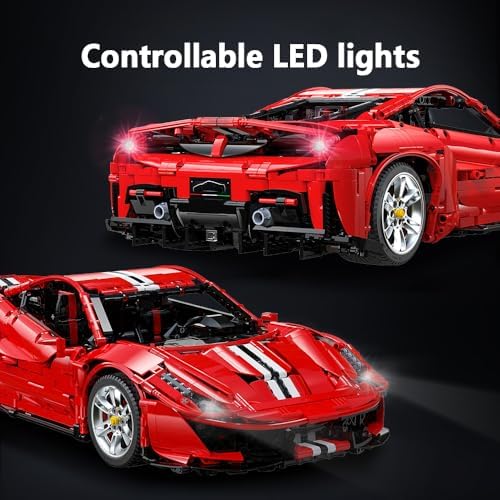 cada master c61042w super car building kit, moc, side view