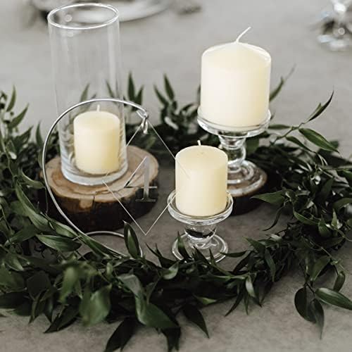10 Hour White Votive Candles for Weddings Party Spa and Emergency, Set of 36 Unscented Bulk Candles for Restaurants and Home Decoration