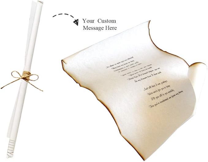 MESSAGE IN A BOTTLE ® "CONTENT Personalized Gift for Him or Her