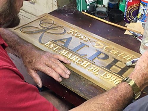 ADVPRO Personalized Custom Made Solid Pine Wood rustic home sign décor - wedding, anniversary, housewarming - fully customized with First/Last/Family name/Surname or date - wpa0002