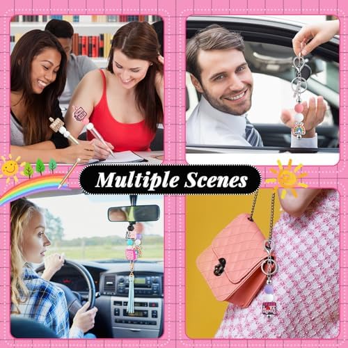 landical 200 pcs inspirational silicone focal beads bulk showing dimensions
