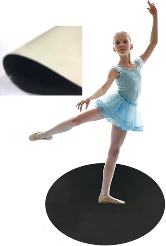 Marley Dance Floor- Ideal for Ballet, Jazz, Tap, and Party Dancing for All Ages- Non-Slip Dance Floor for Smooth Flooring - Ballet Floor for Home, Studio and Outdoor Dance Floor