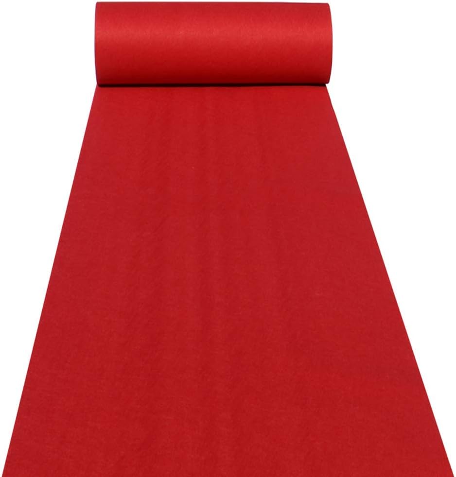 Aisle Runners Wedding Accessories 2mm Red Aisle Runner Carpet Rugs for Step a...