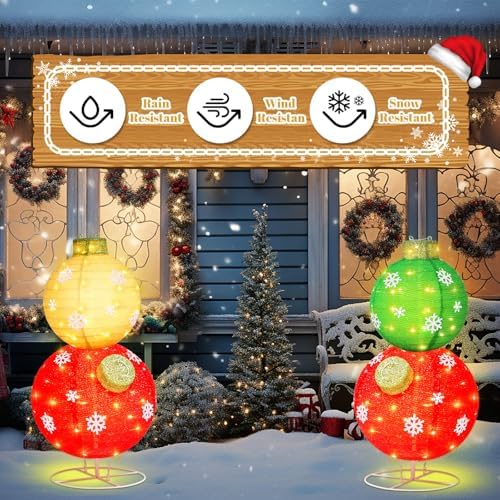 dingion 2 set large lighted pop up stackable, package contents